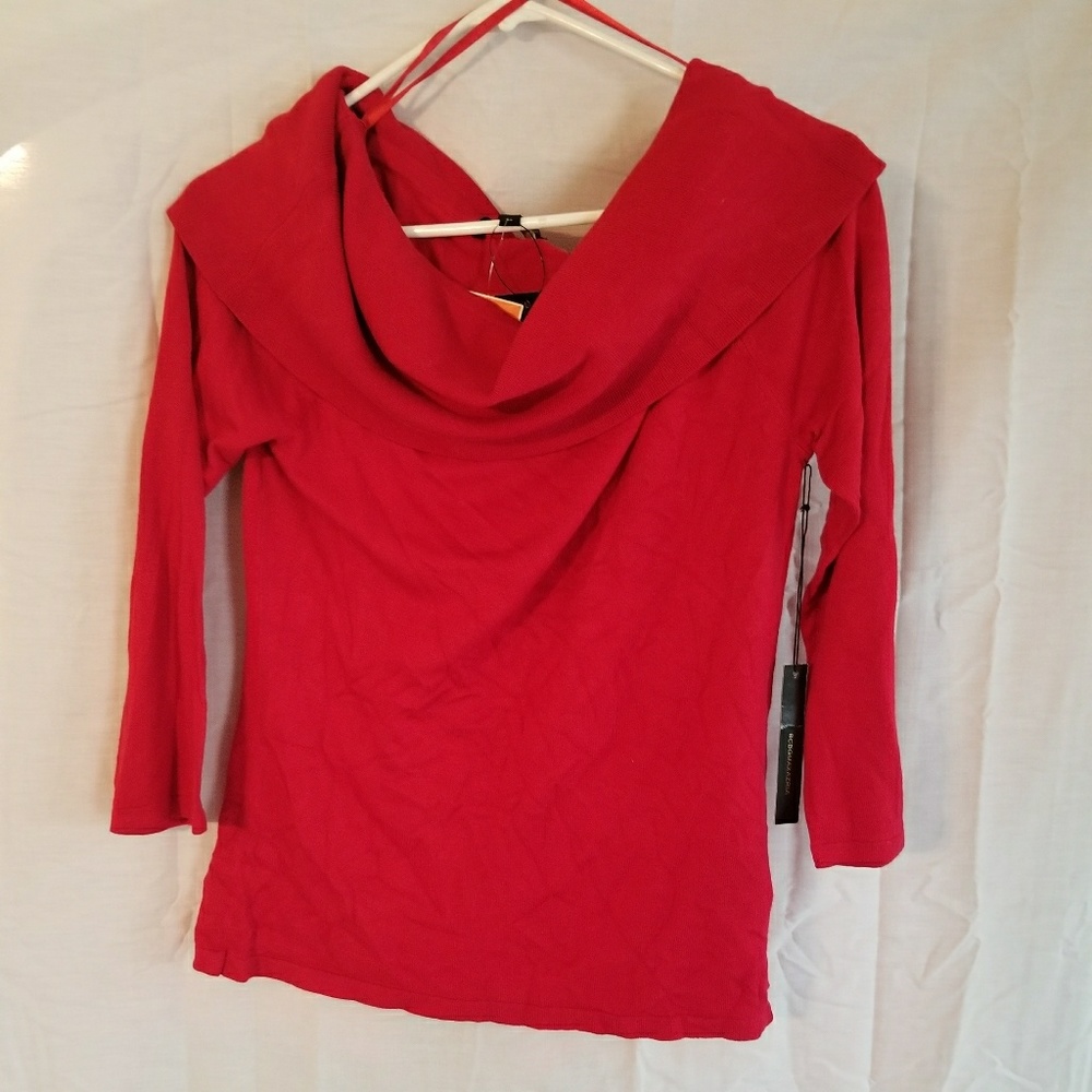 Vintage BCBG Red Blouse